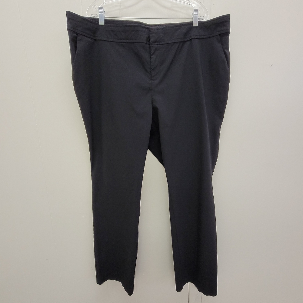 Torrid Trouser Straight Deluxe Stretch Mid Rise Pants
